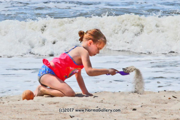 Beach Girl (c)2017 www.NormsGallery.com