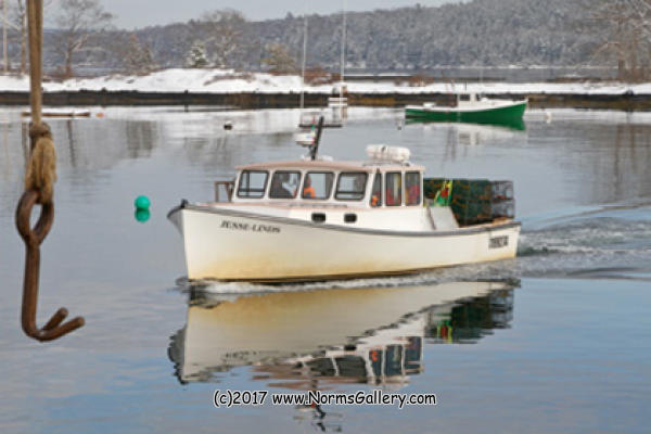 Cundys Harbor in Winter (c)2017 www.NormsGallery.com