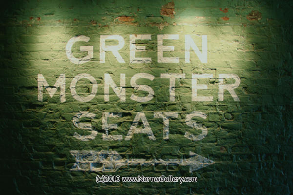 Green Monster Seats (c)2017 www.NormsGallery.com