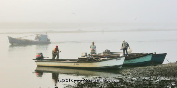 Shellfishermen At Dawn (c)2017 www.NormsGallery.com